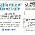 telecarte 50 telephone compagnie generale de telephonie 1922 A78490632212806598