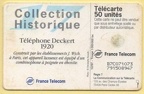 telecarte 50 telephone deckert 1920 B7C071073791508947