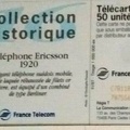 telecarte 50 telephone ericsson 1920 C78118122787556235