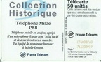 telecarte 50 telephone milde 1901 histo s-l1600vx