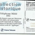 telecarte 50 telephone milde 1911 C76009898769324652