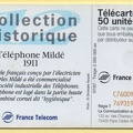 telecarte 50 telephone milde 1911 C76009986769319998