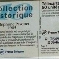 telecarte 50 telephone pasquet 1905 A 76490264205460748