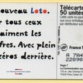 telecarte 50 loto A 7A491291228989477
