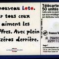 telecarte 50 loto A 7A491304229113990