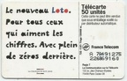 telecarte 50 loto A A91275226869160