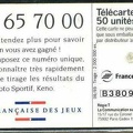 telecarte 50 loto B38090017