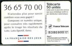 telecarte 50 loto B38090017