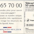 telecarte 50 loto B38090030