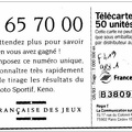 telecarte 50 loto B38090052
