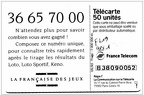 telecarte 50 loto B38090052