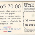 telecarte 50 loto B38090073