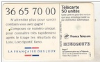 telecarte 50 loto B38090073