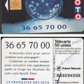 telecarte 50 loto B39094005