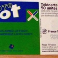 telecarte 50 loto foot F98400656358792011