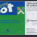 telecarte 50 loto foot F98400669358917143