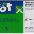 telecarte 50 loto foot F98400683359065446
