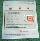 puce carte simm orange neuve 2