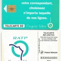 telecarte ratp 50u B330G0020