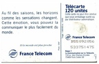 telecarte 120 saisons B55092056533751475