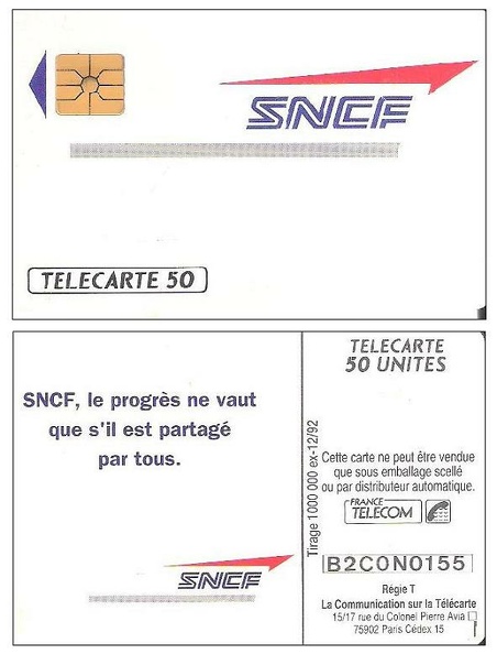 telecarte 50 B2C0N0155