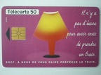 telecarte 50 lampe allumee