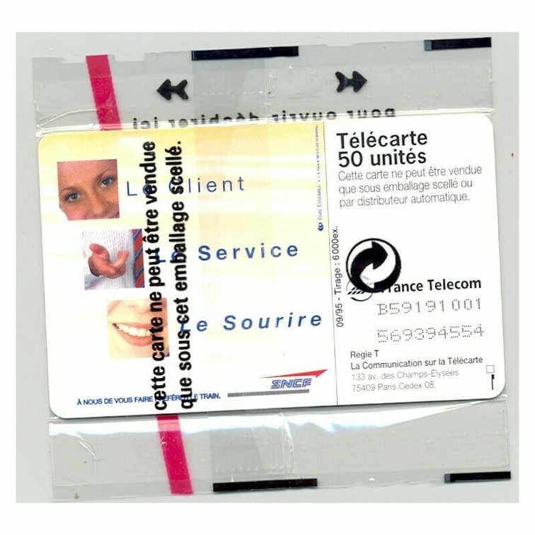 telecarte 50 sncf 1995 B59191001569394554