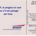telecarte 50 sncf progres B2C0N0072