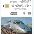 telecarte TGV atlantique 1992 sncf DB et DR