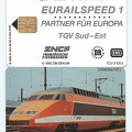 telecarte TGV orange 1992 sncf DB et DR