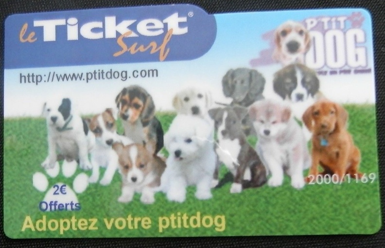 ptitdog telecarte 20