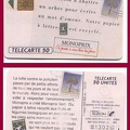 monoprix telecarte 50 B1302G
