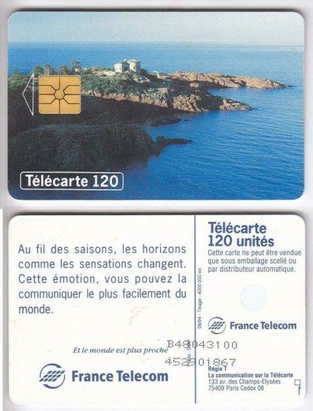 telecarte 120 B48043100452901867