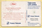 telecarte 120 cannes 1997 B73112083748914278