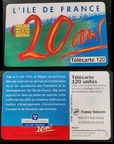 telecarte 120 ile de france 1976 1996 B63156023638836200
