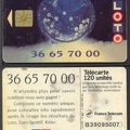telecarte 120 loto B39095007
