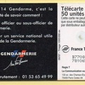 telecarte 50 3614 gendarmerie B77089030781065813