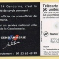 telecarte 50 3614 gendarmerie B77089030781065853