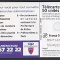 telecarte 50 7prefecture de paris B57141044554823003