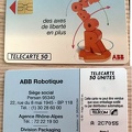 telecarte 50 A 2C7055 abb robotique