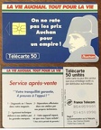 telecarte 50 auchan service apres vente B54059001514310998