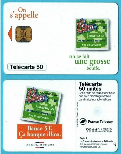 telecarte 50 banco D84401329272244339