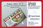telecarte 50 black jack 824 002
