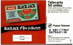 telecarte 50 black jack A 5B117460587568138