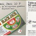 telecarte 50 black jack D95402998343358336