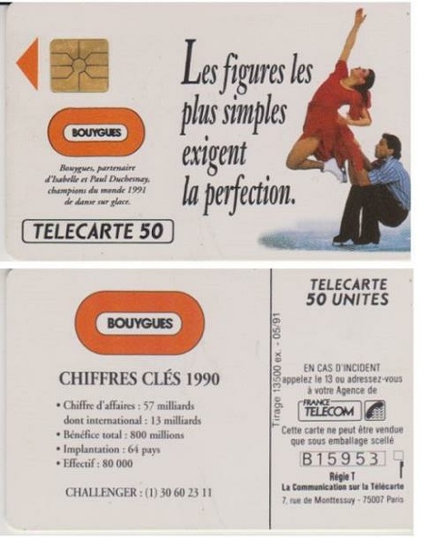 telecarte 50 bouygues B15953