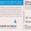 telecarte 50 credit du nord B43026047