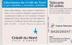 telecarte 50 credit du nord B43026047