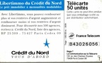 telecarte 50 credit du nord B43026056