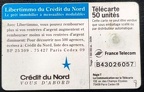 telecarte 50 credit du nord B43026057